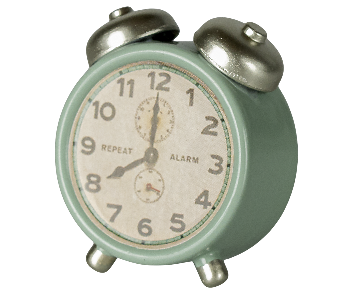 Maileg Alarm Clock, Mouse – Mint