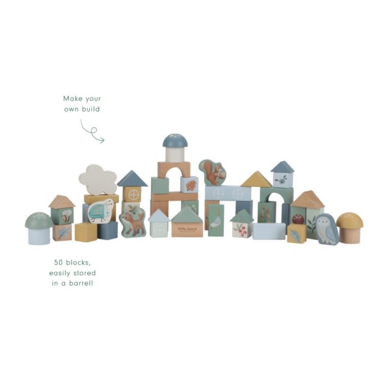 Little Dutch Building Blocks `Forest Friends´ FSC