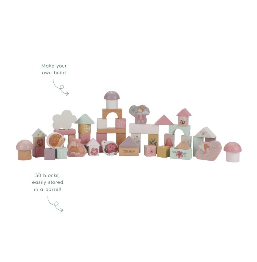 Little Dutch Building Blocks `Fairy Garden´ FSC