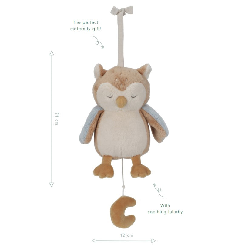 Little Dutch muzikālā rotaļlieta Pūcīte “Forest Friends” GRS