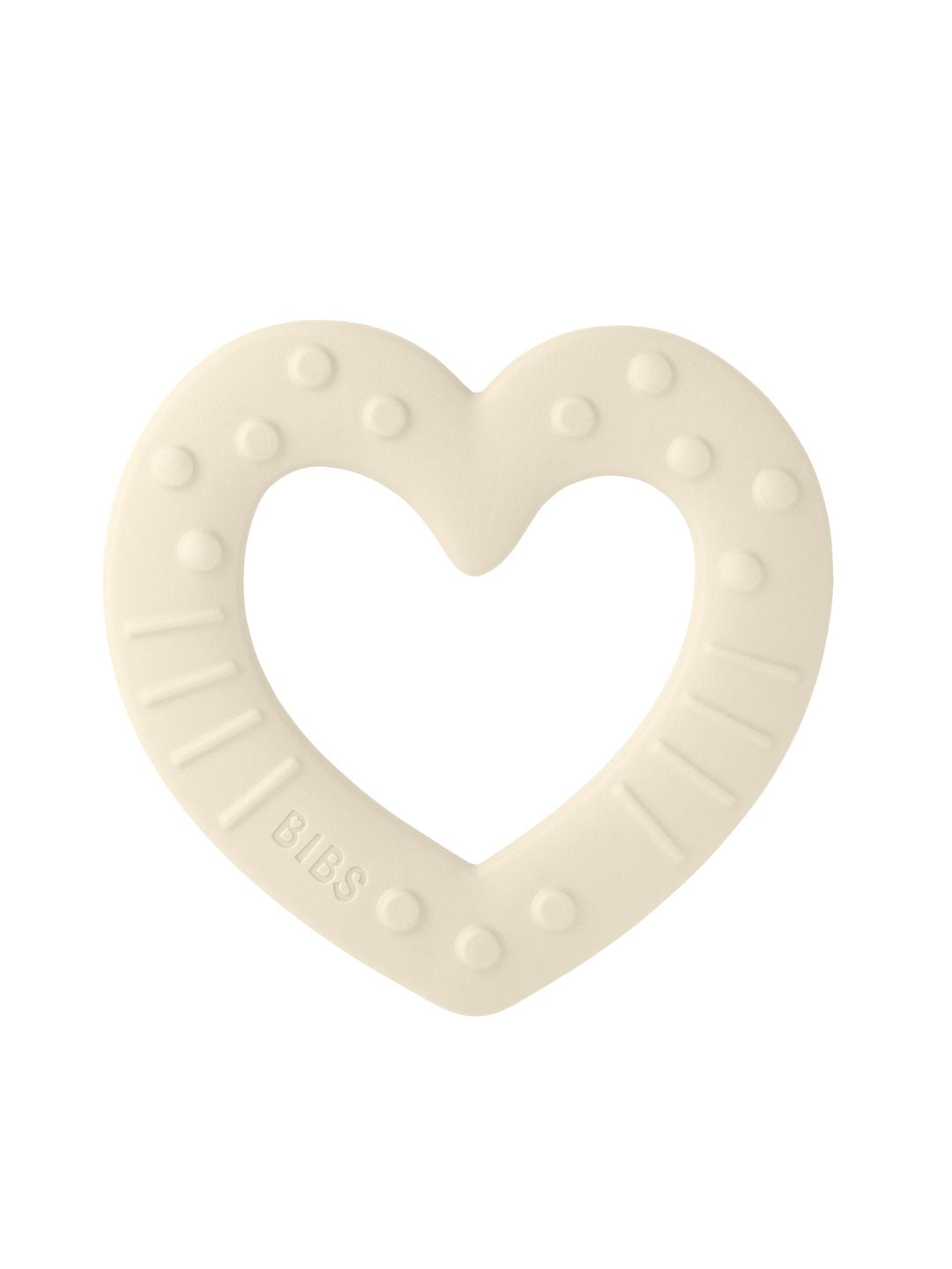 BIBS Baby Bitie Heart - Ivory