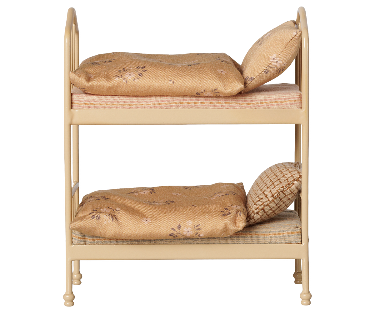 Maileg Bunk Bed, Mouse – Wheat