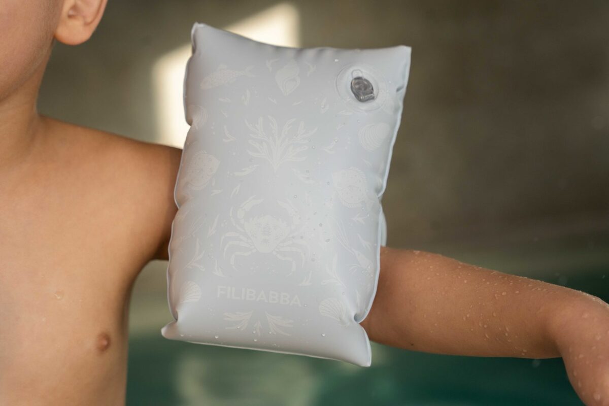 Filibabba bath wings Alfie - Nordic Ocean Mono