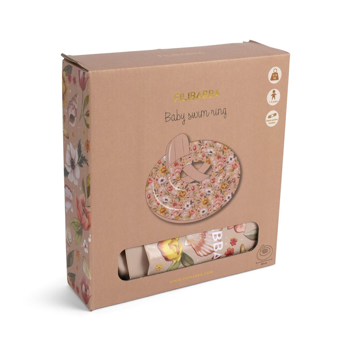 Filibabba Bērnu peldriņķis Ocean Blossom 1-3Y