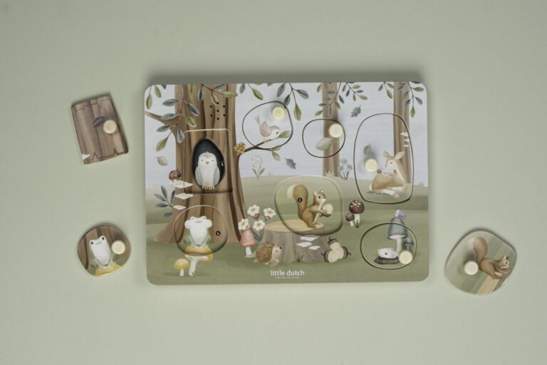 Little Dutch Wooden sound puzzle ´Forest Friends´ FSC