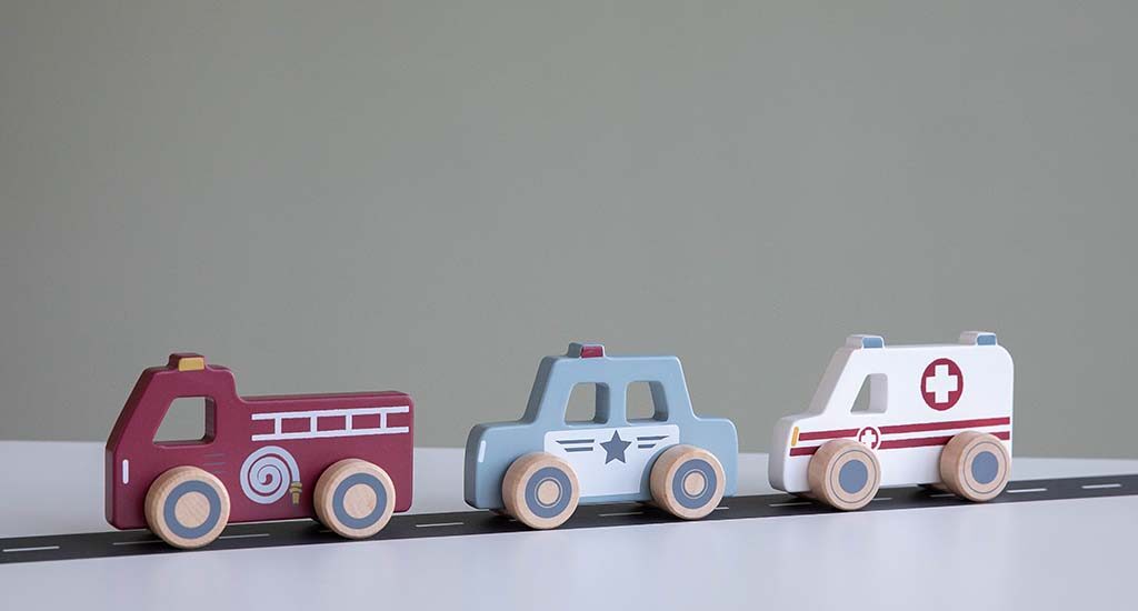 Little Dutch dienestu automašīnu komplekts