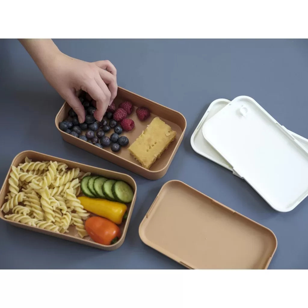 Fabelab LUNCHBOX 2 LAYER - CARAMEL - PLA