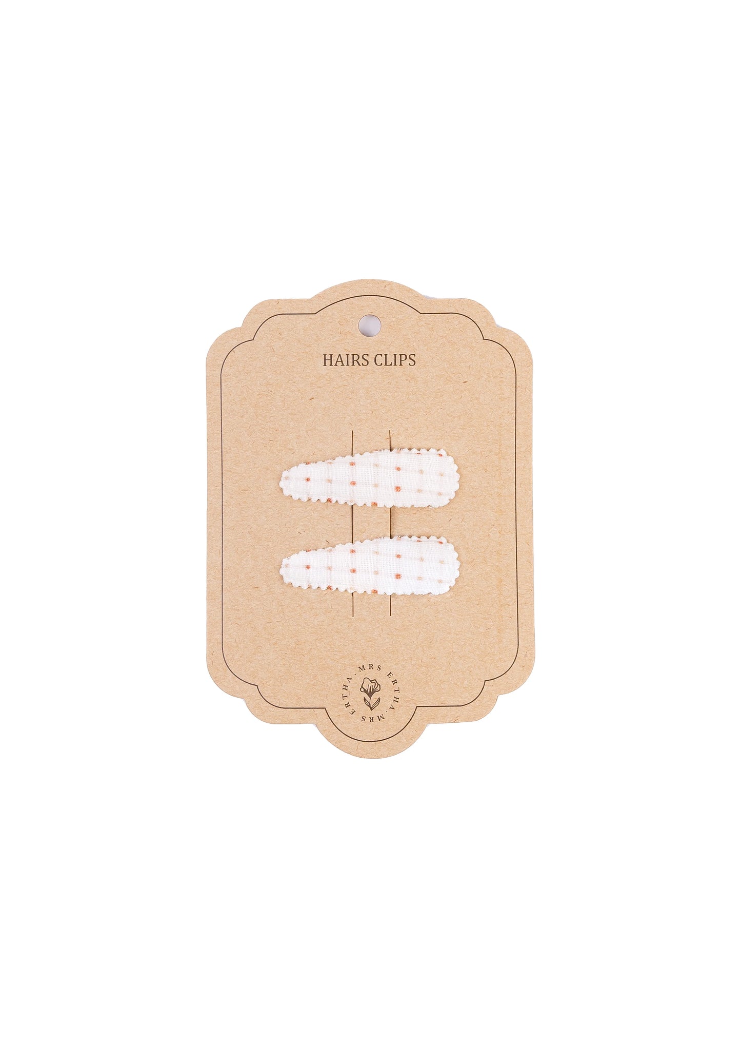 Mrs Ertha Hair Clips - Organic Squares