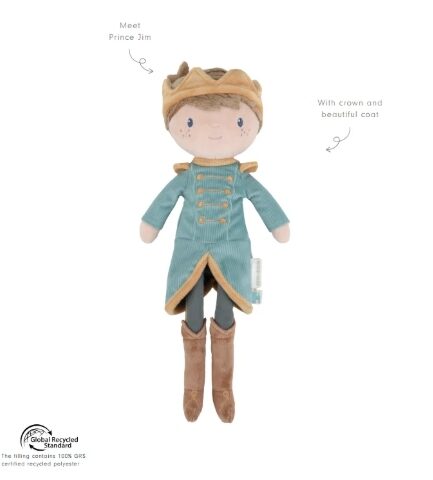 Little Dutch Cuddle Doll Prince Jim - 35cm