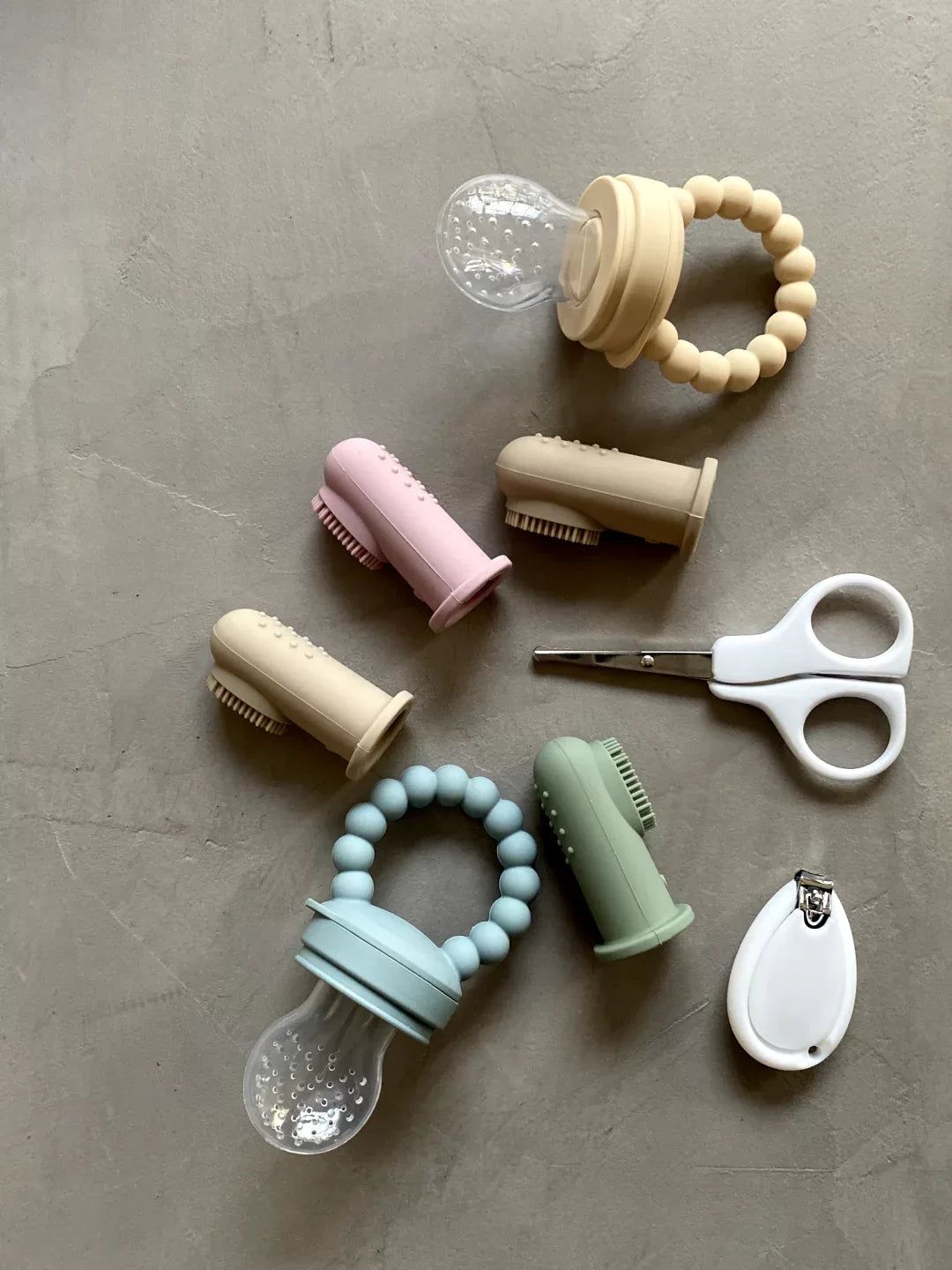 Bebe Bonchic Finger Toothbrush 2-pack Shell/Bloom