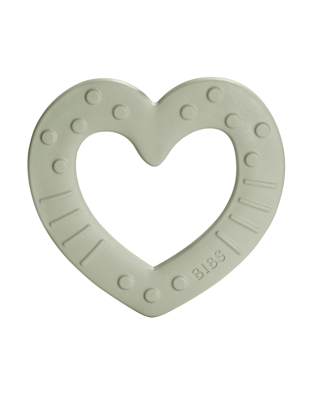 BIBS Baby Bitie Heart - Sage