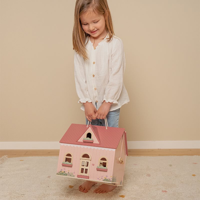 Little Dutch Wooden Portable Dollhouse FSC