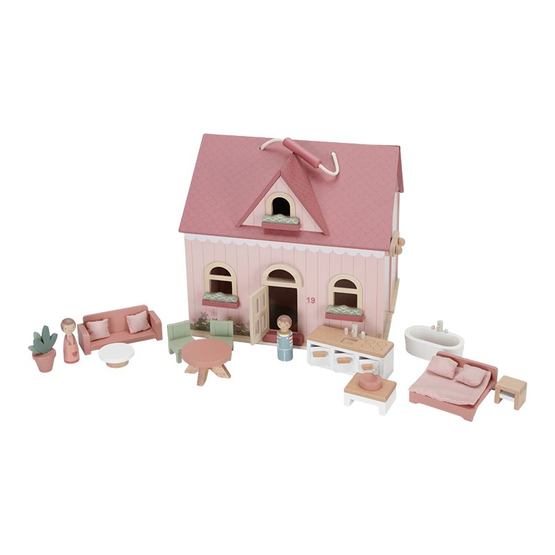 Little Dutch Wooden Portable Dollhouse FSC