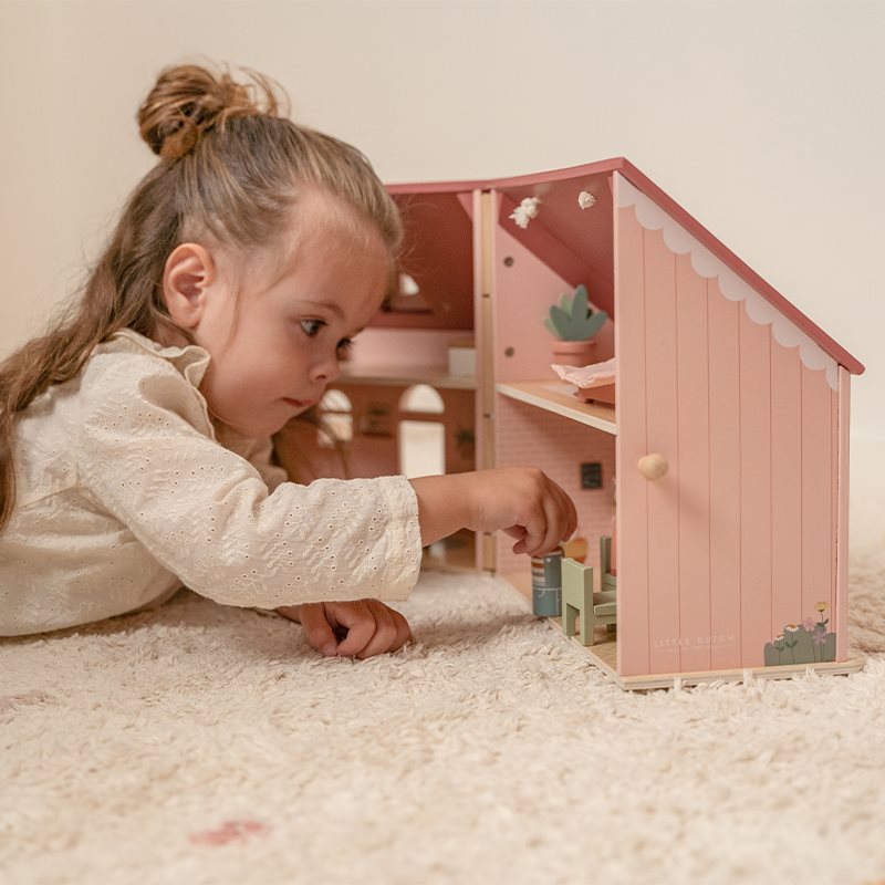 Little Dutch Wooden Portable Dollhouse FSC