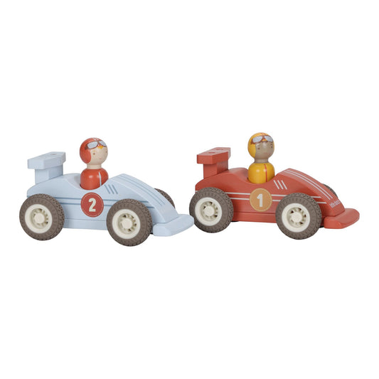 Little Dutch Pullback Race Cars 2 pcs FSC