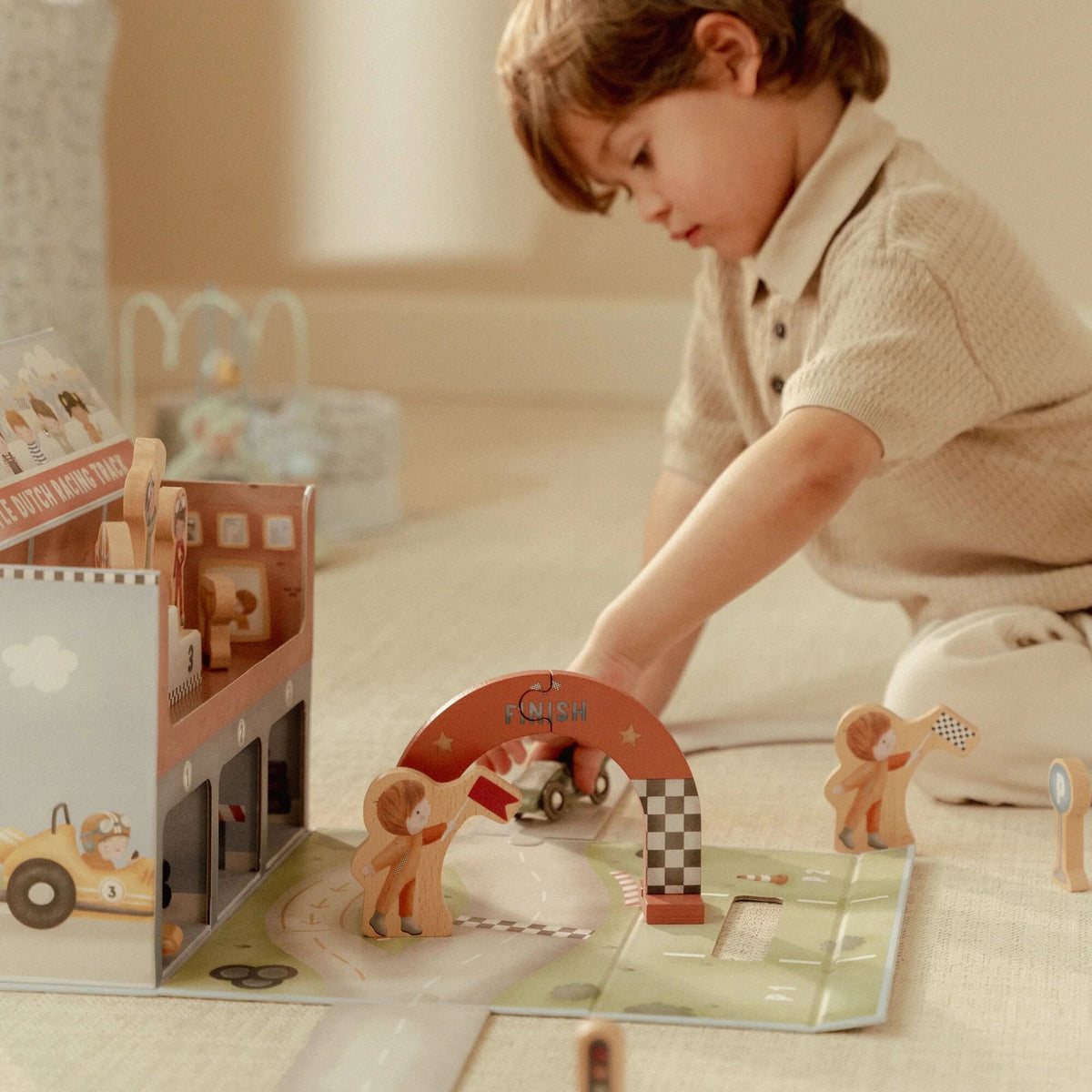 Little Dutch Play Case with Racetrack FSC