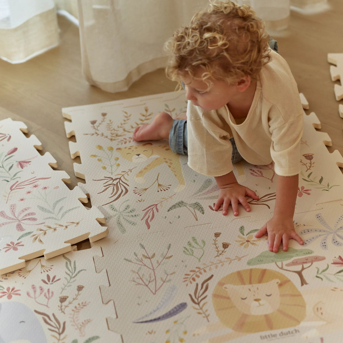 Little Dutch Puzzle Playmat XL ´Safari Friends´