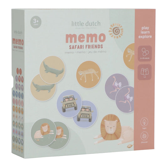 Little Dutch Memo Game ´Safari Friends´
