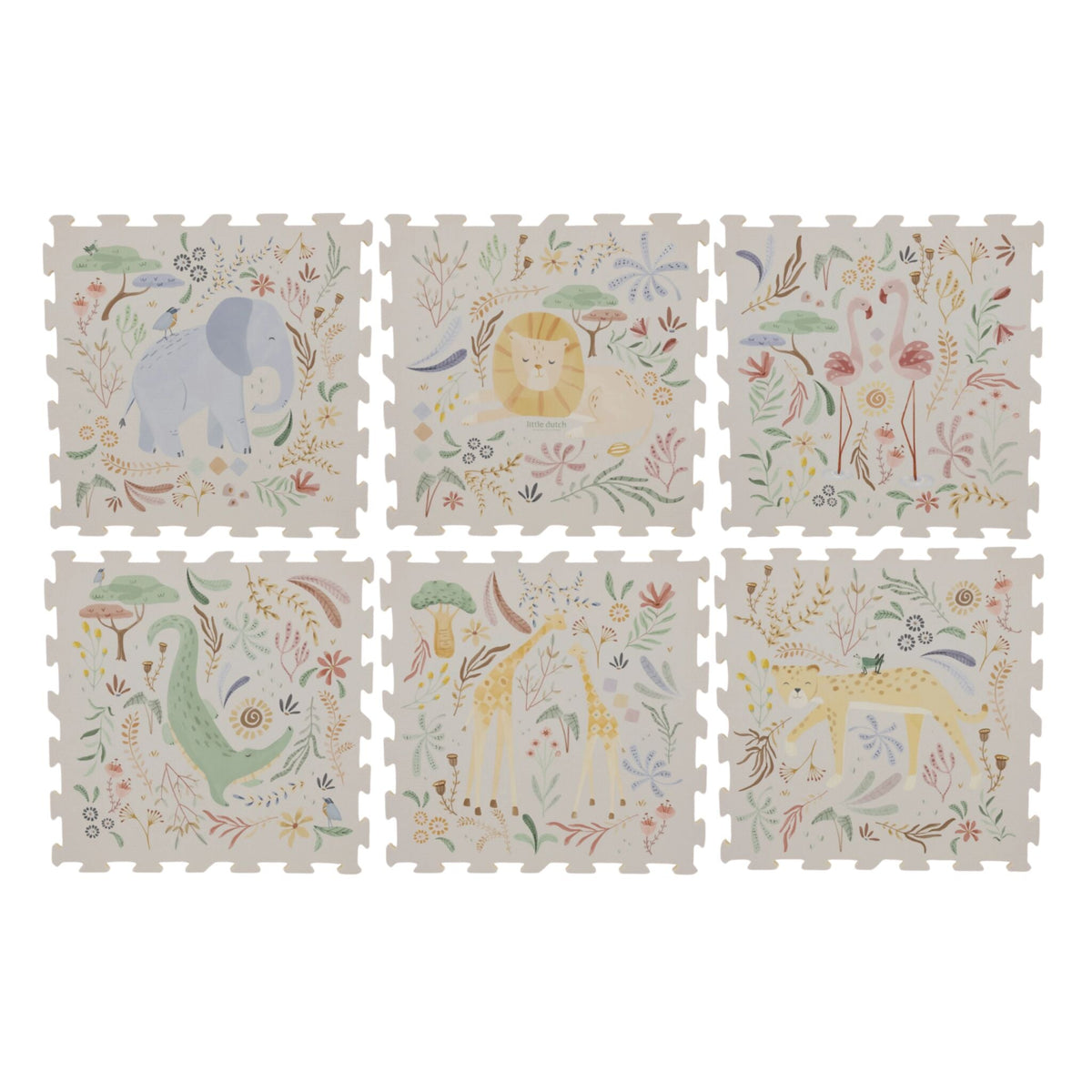 Little Dutch Puzzle Playmat XL ´Safari Friends´