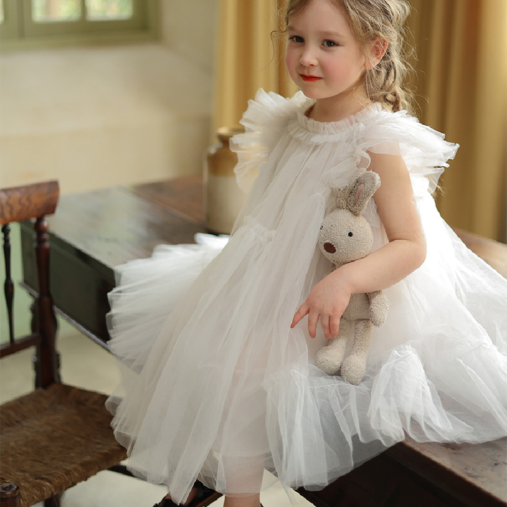 Annie & Charles® handmade tulle dress - White