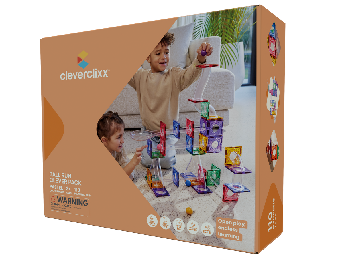 Cleverclixx Ball Run Clever Pack Pastel - 110 pieces