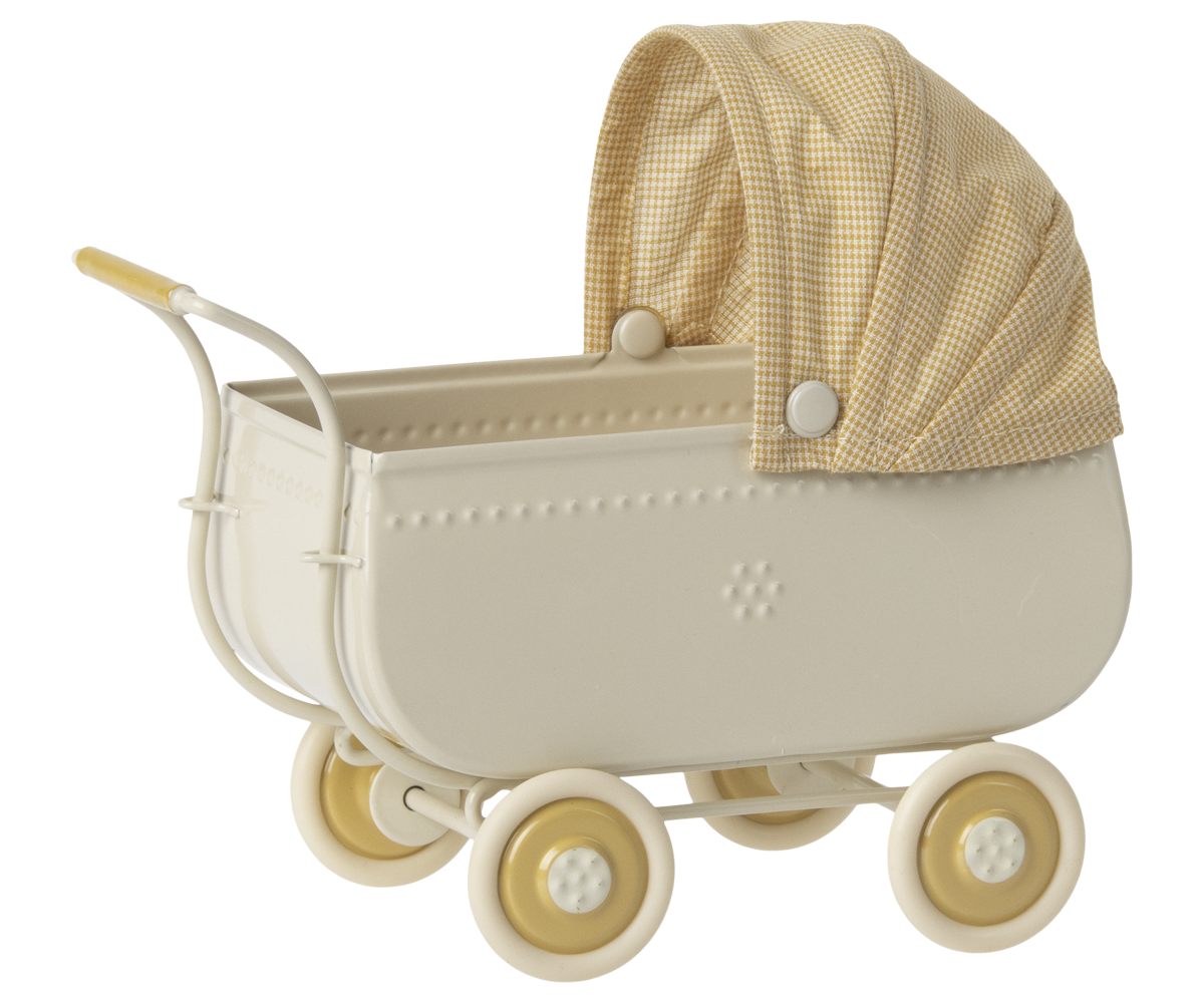 Maileg Pram, Micro – Yellow