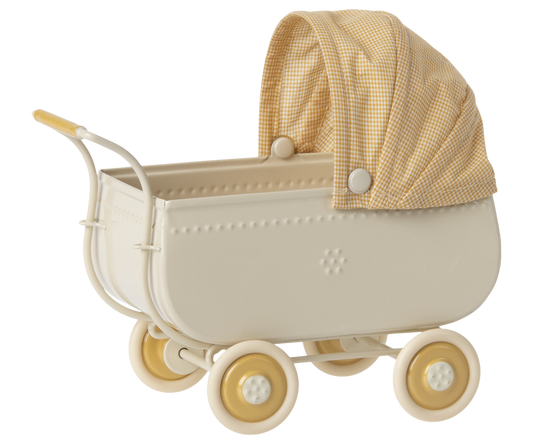 Maileg Pram, Micro – Yellow