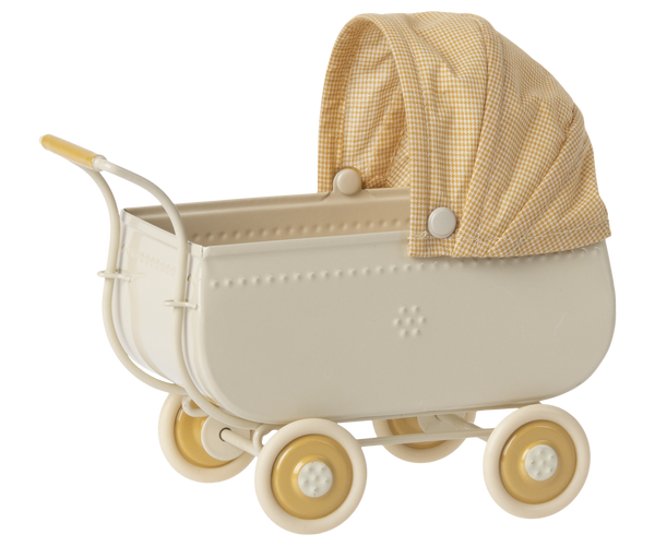 Maileg Pram, Micro – Yellow