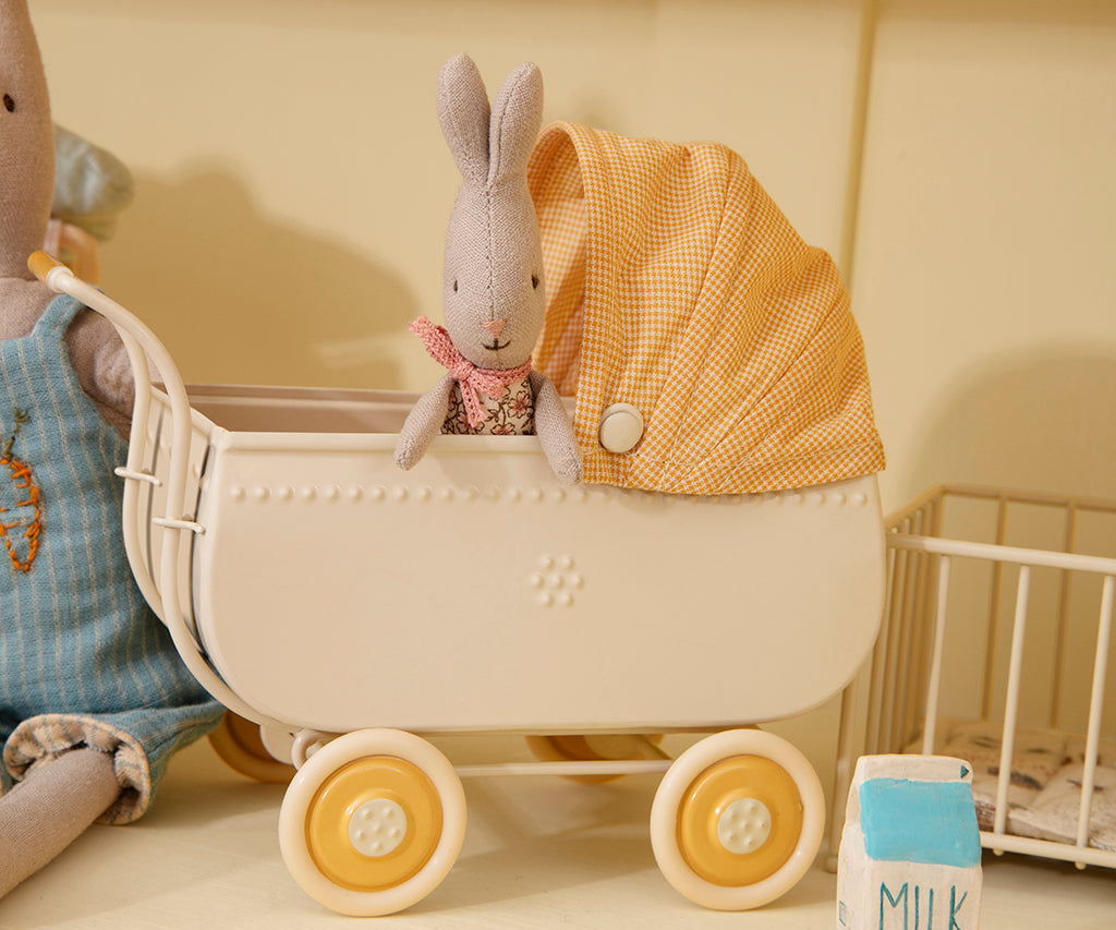 Maileg Pram, Micro – Yellow