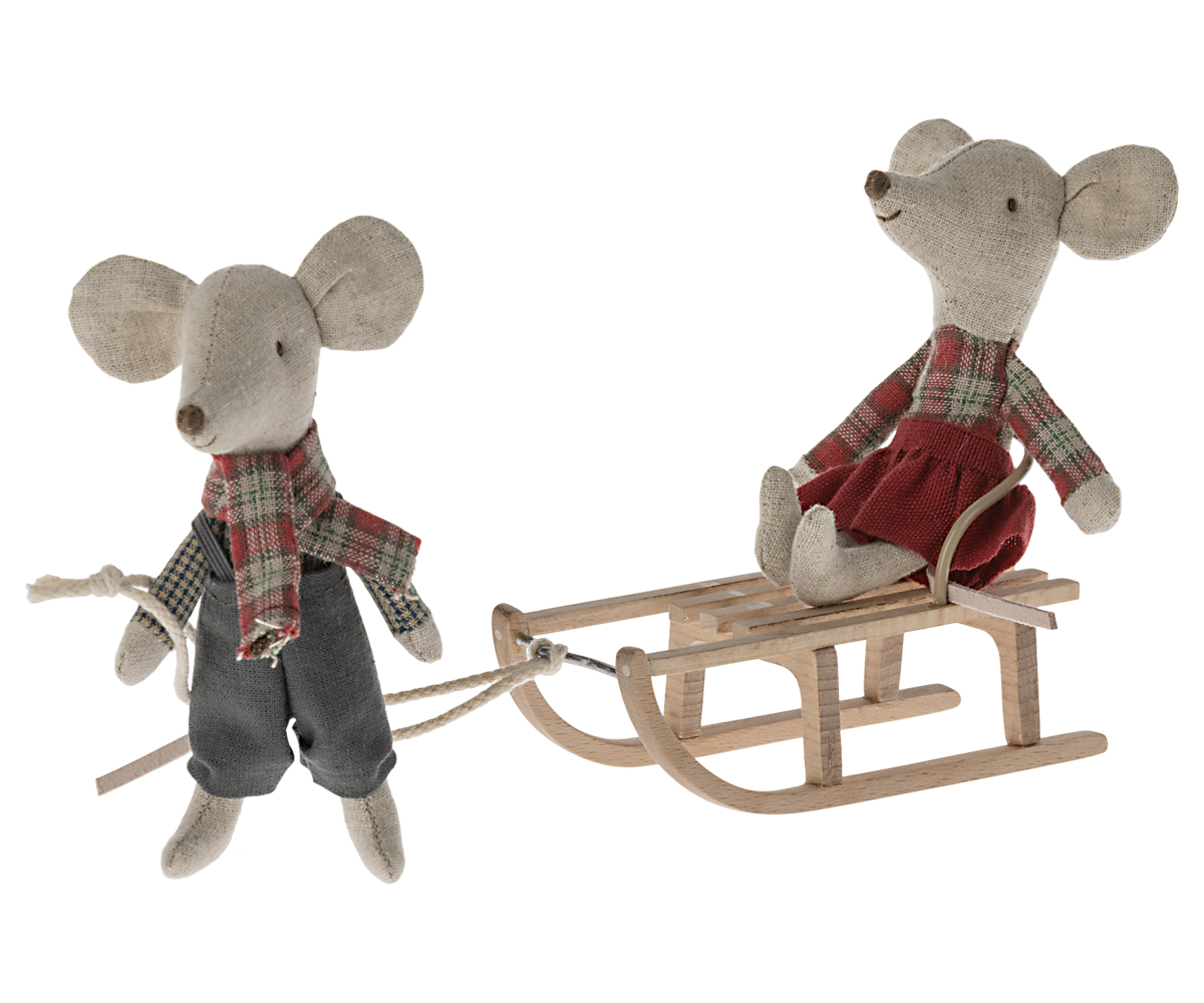 Sled, Mouse - Maileg