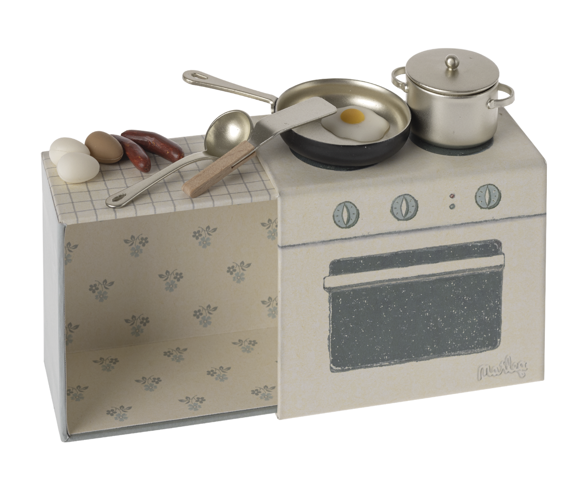 Maileg Cooking Set, Mouse