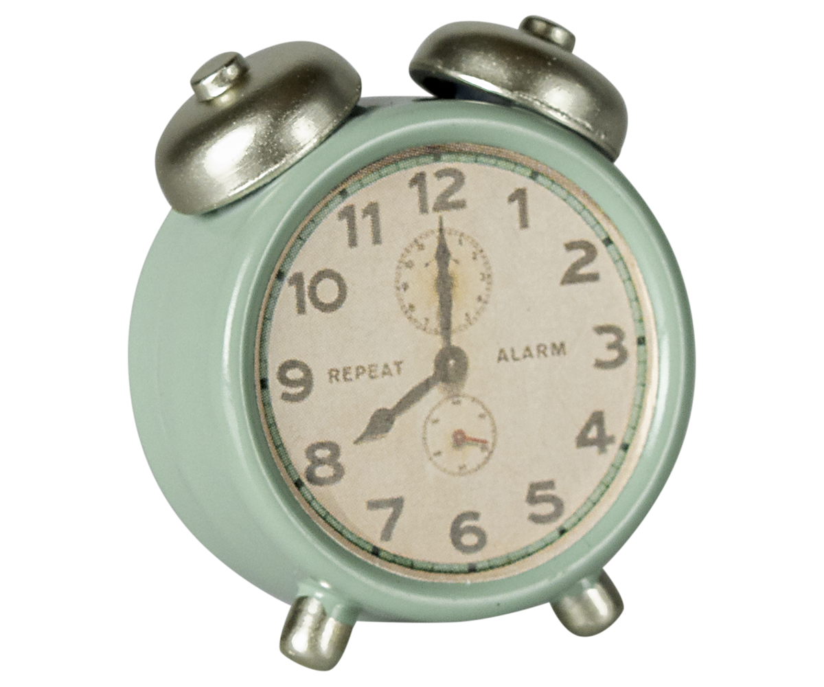 Maileg Alarm Clock, Mouse – Mint