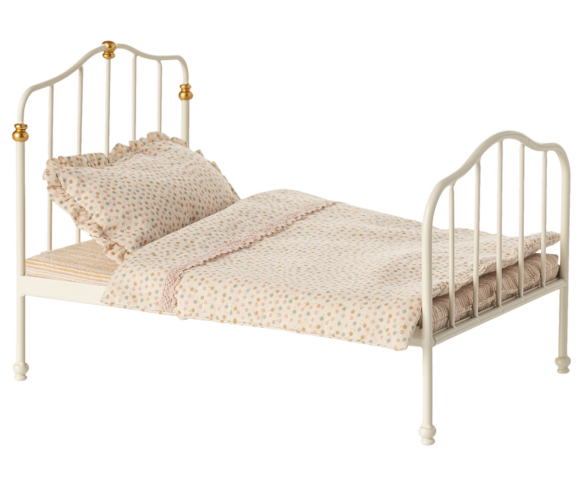 Vintage bed, Mouse - Off white - Maileg