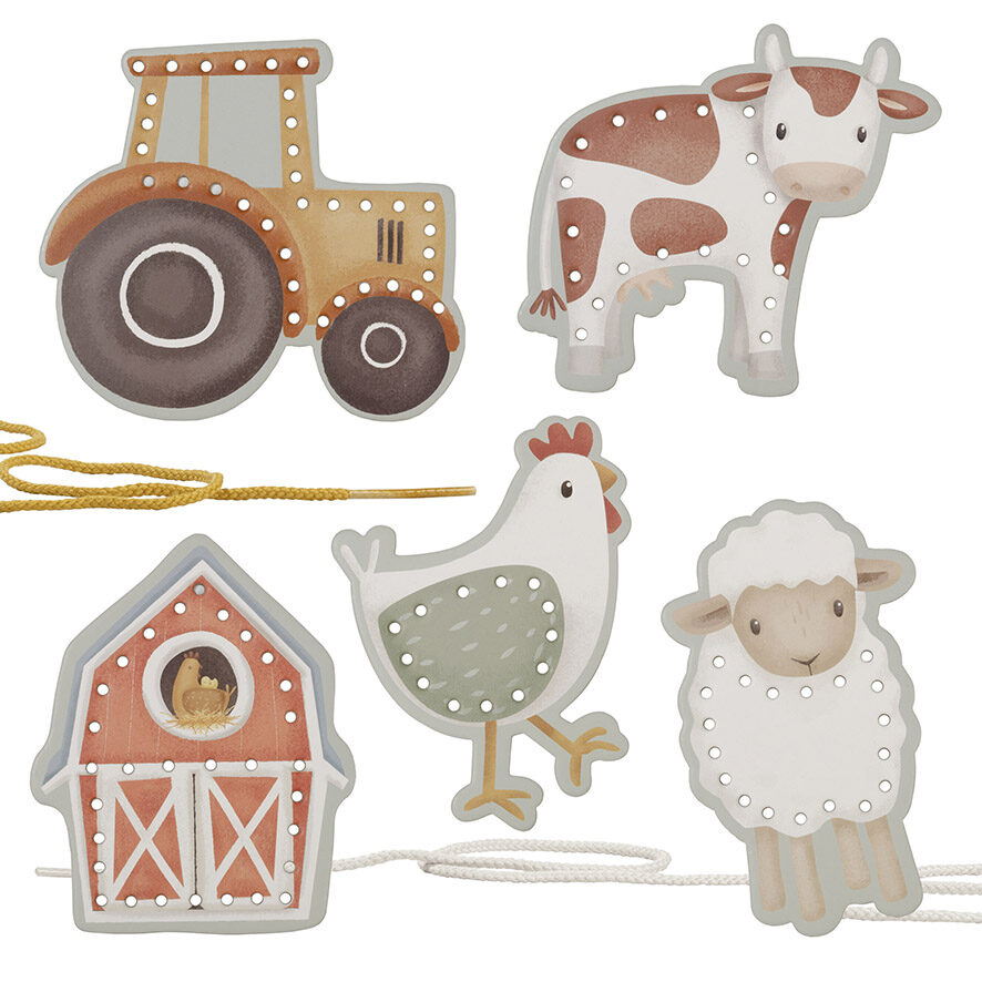 Lacing cards Little Farm