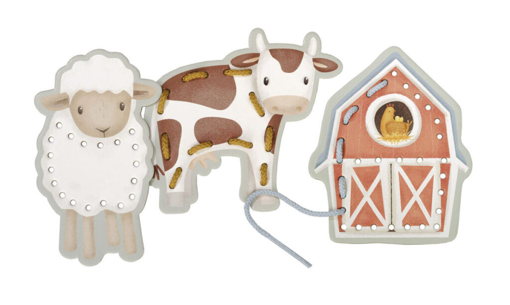 Lacing cards Little Farm