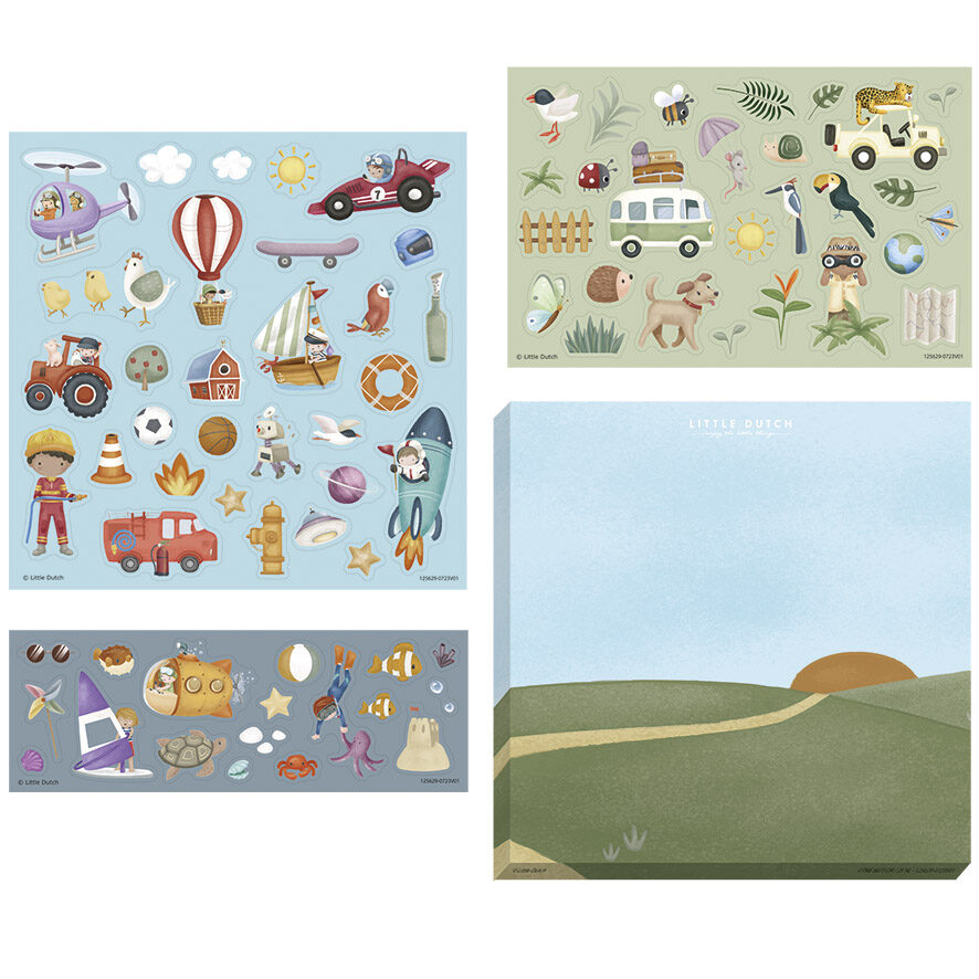 Little Dutch Stickers set ´Jim & Friends´