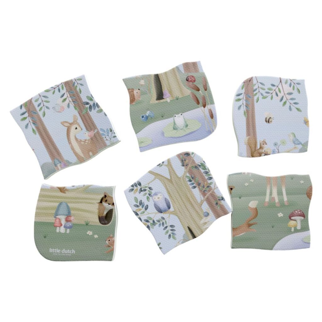 Little Dutch Bath foam puzzle ´Forest Friends´
