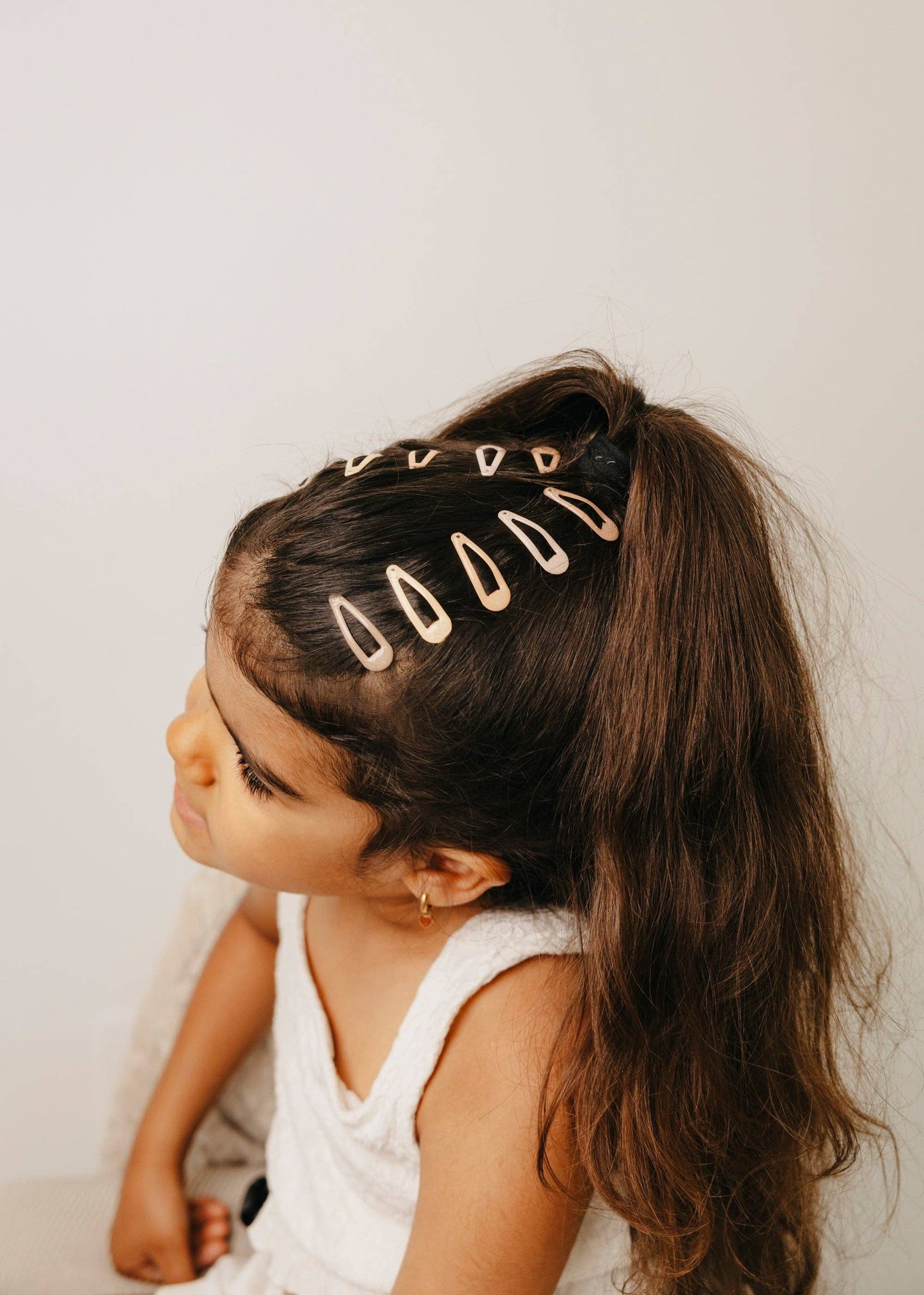 Glitter Mini Hair Clips - Multicolor