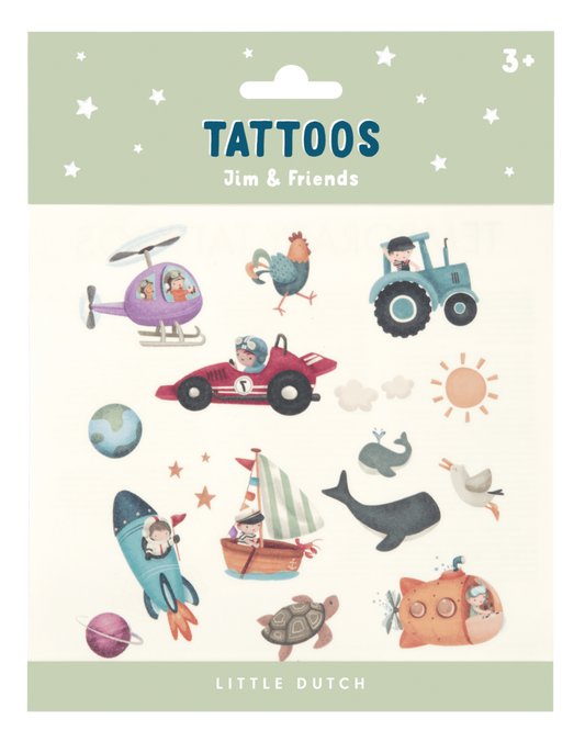 Little Dutch Tattoo Set - Jim & Friends