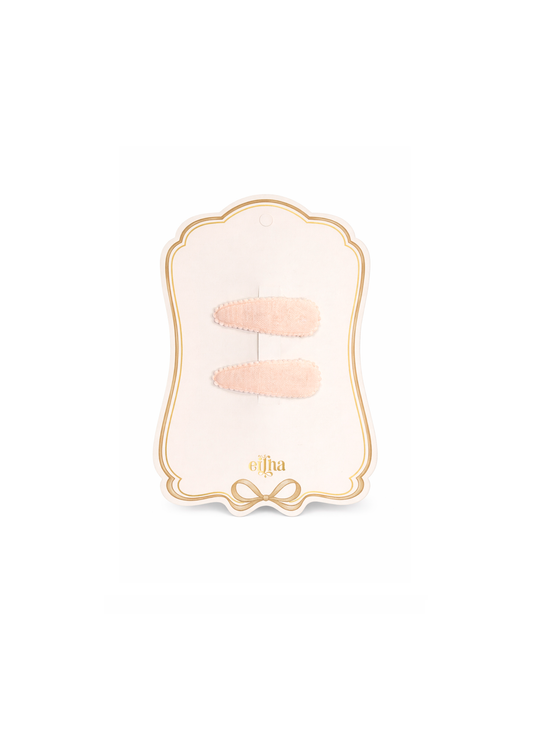 New Hair Clips - Soft blush