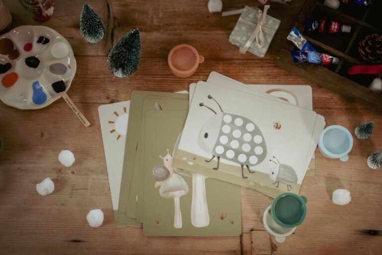 Little Dutch Fingerpaint set - Forest Friends