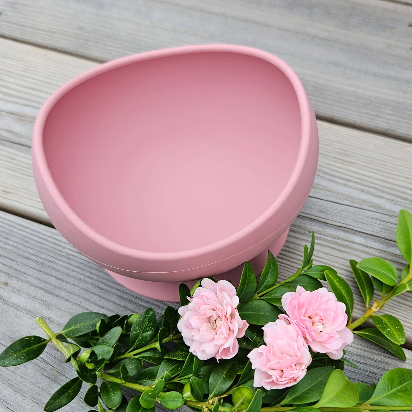 Bowl Silicone Dusty Rose