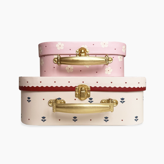 Suitcase set with flowers, FSC-certified, Moa by Moa