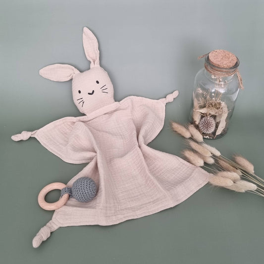 Muslin toy Rabbit - Beige