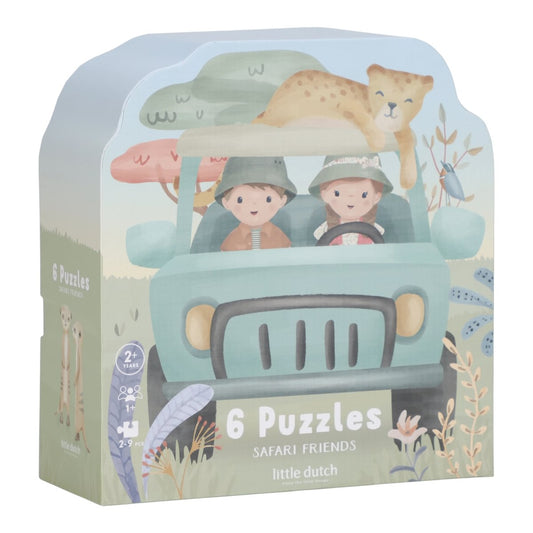 Little Dutch Puzzle 6-1  ́Safari Friends ́ FSC