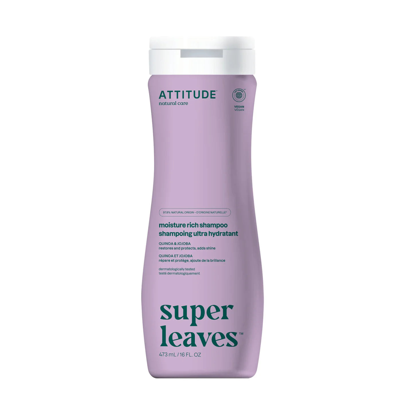 Attitude Rich Moisturizing Shampoo - Quinoa & Jojoba 473 ml