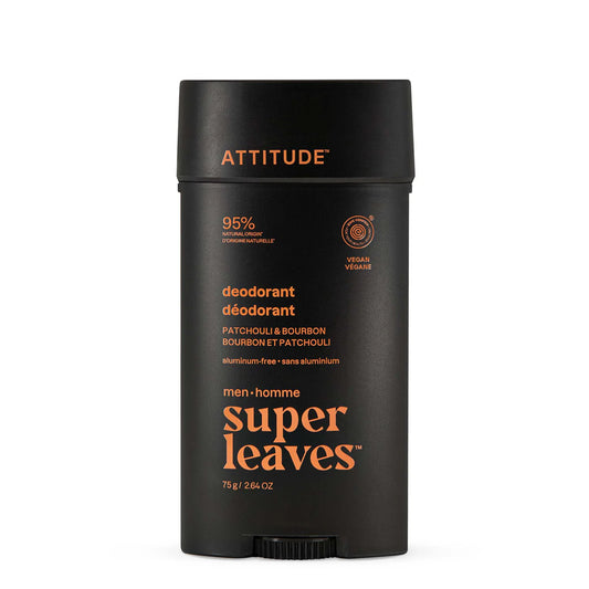 Attitude Men Deodorant -  Patchouli & Bourbon