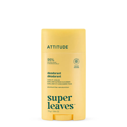 Attitude Deodorant -  Earl Grey & Fresh Cucumber 75g (Aluminum-free)