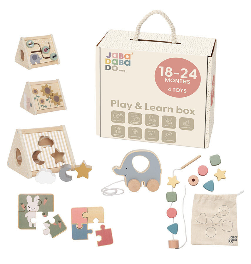 Jabadabado Play and learn box 18-24 months
