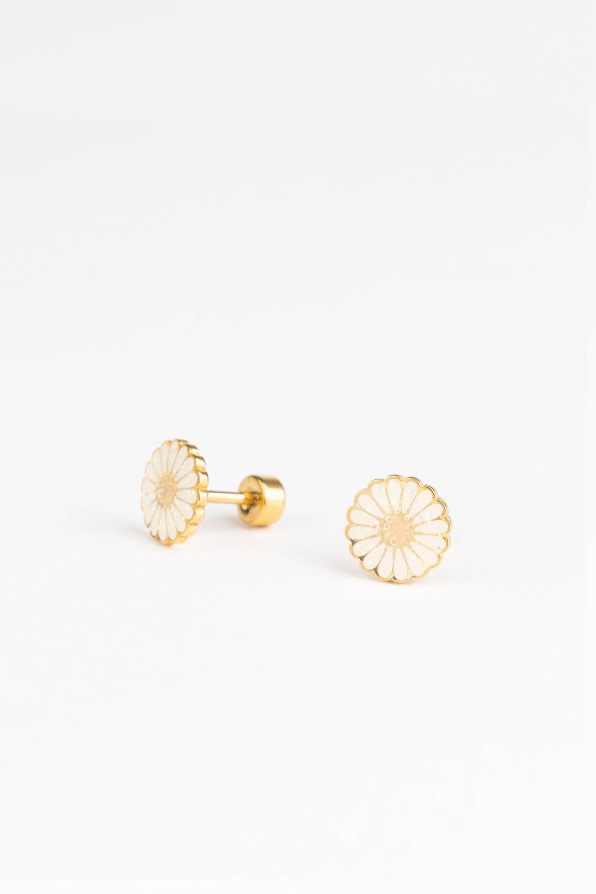 Auskari apzeltīti - Golden Daisy